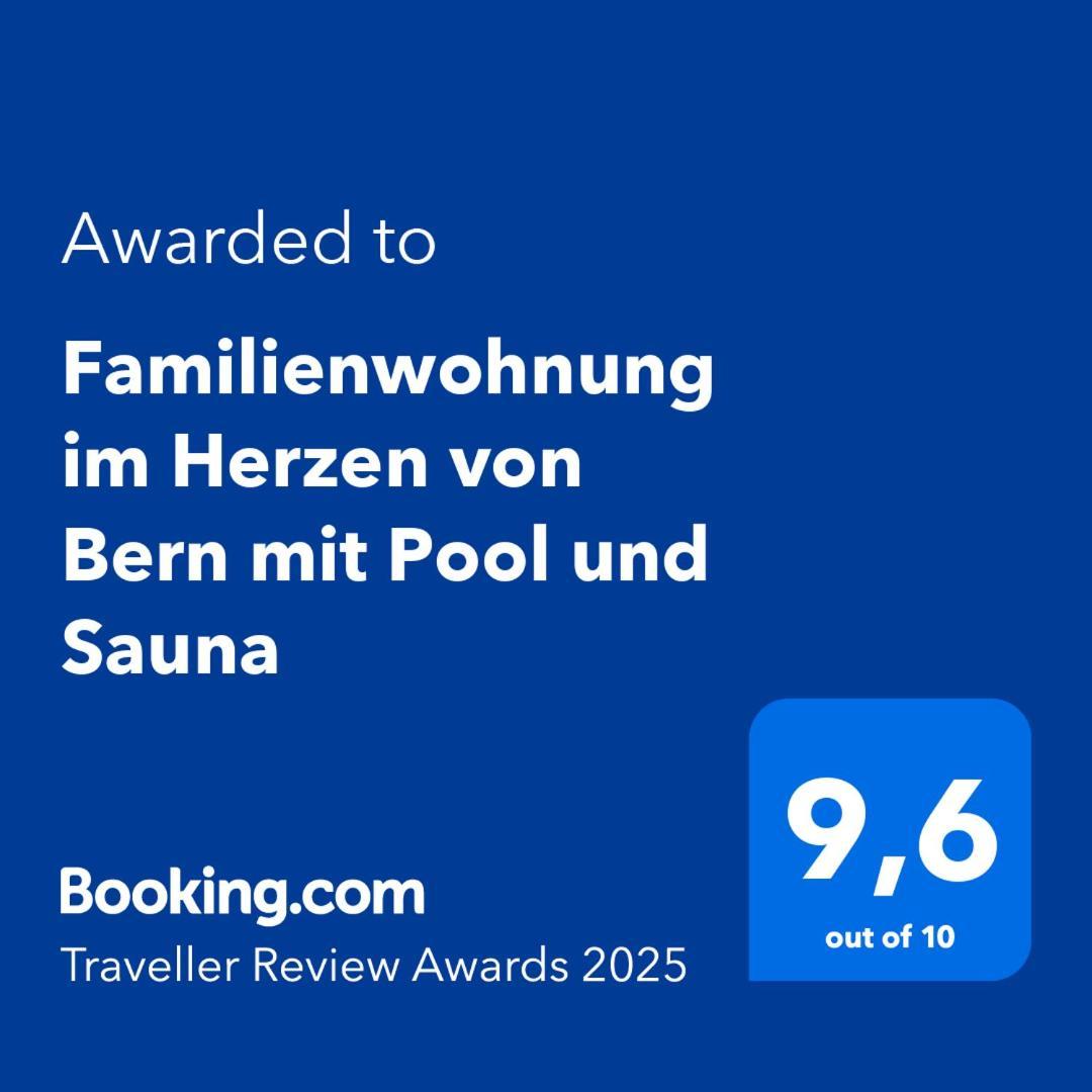 Familienwohnung Im Herzen Von Bern Mit Pool Und Sauna Exterior foto